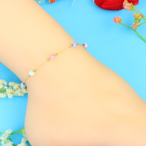 Elegant Handmade Anklet – Perfect for Women & Girls | Ideal Gift Option, DYC1169 - Picture 4 of 9